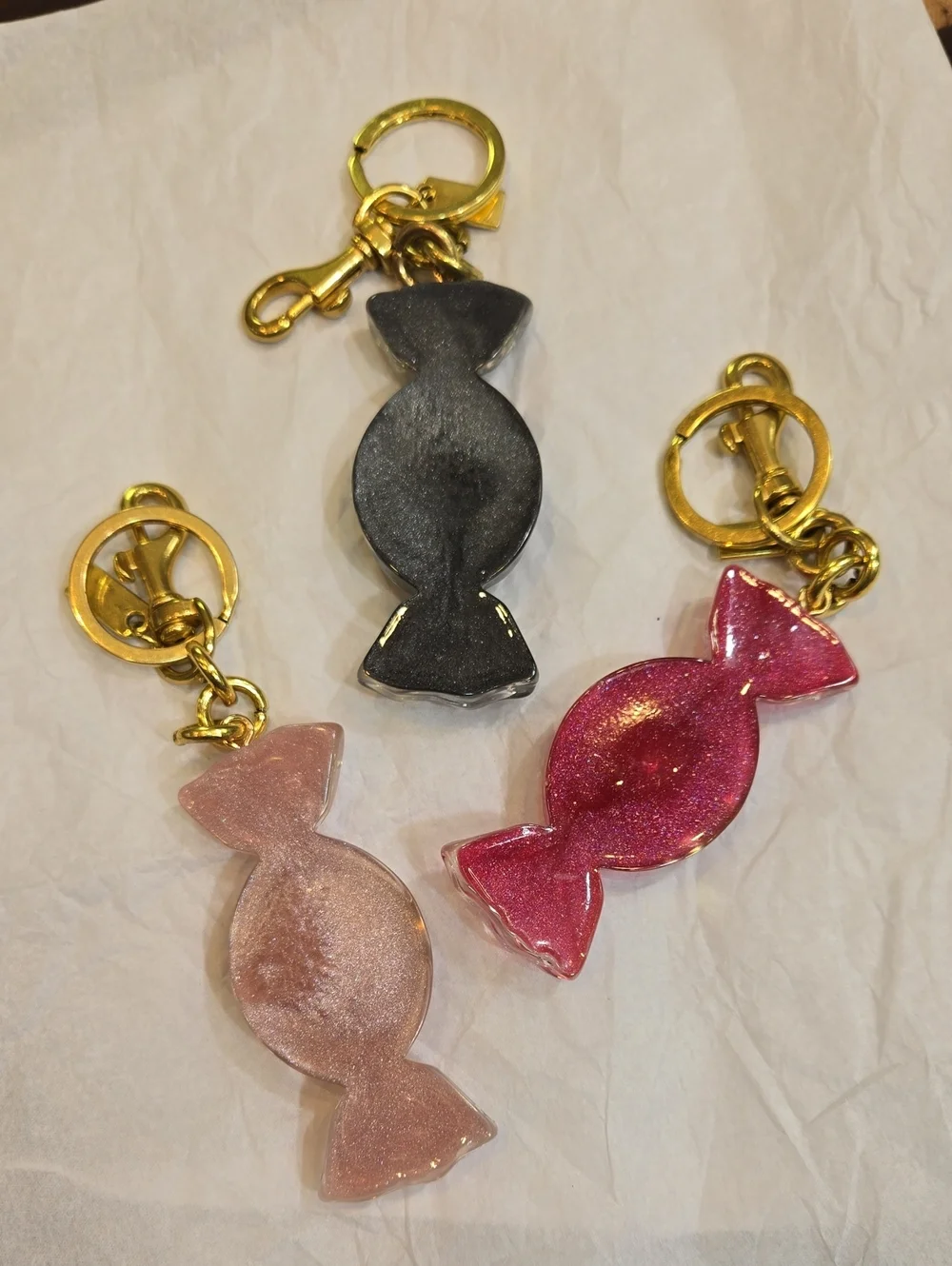 NWOT - Statement CANDY Charm / Key Holder
